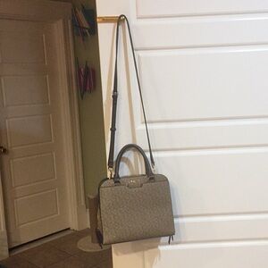 Calvin Klein Brown gently used purse 10x 8 inches